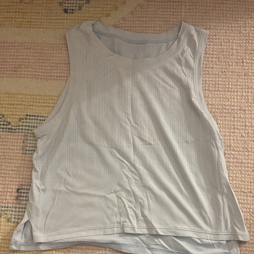 Lululemon Athletica Light Gray Tank Top